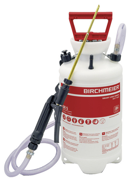 BIRCHMEIER DR5 Pulverzerstäuber 5 L – Druckspeichergerät – für Steinmehl & Kieselgur