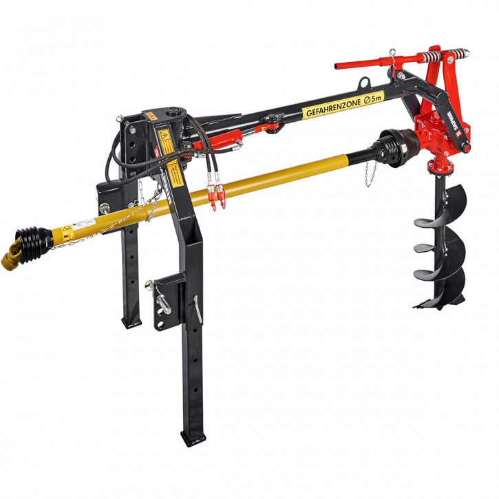 SAPHIR Anbau Erdbohrer Zapfwelle GREIF 302, Kat.I/II, Ø Bohrer 300 mm, L: 800 mm