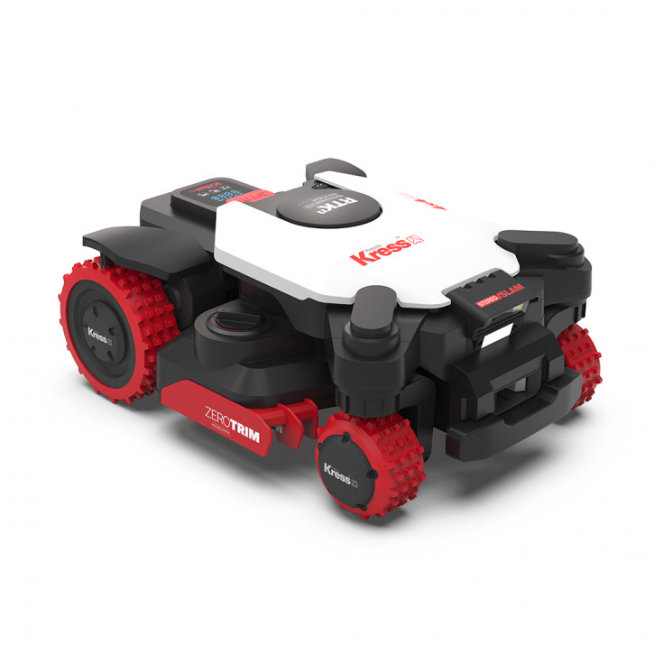 KRESS Mähroboter EyePilot® 4x4 RTKⁿ KR281E, bis 1.500 m² mit Stereo VSLAM Kamera