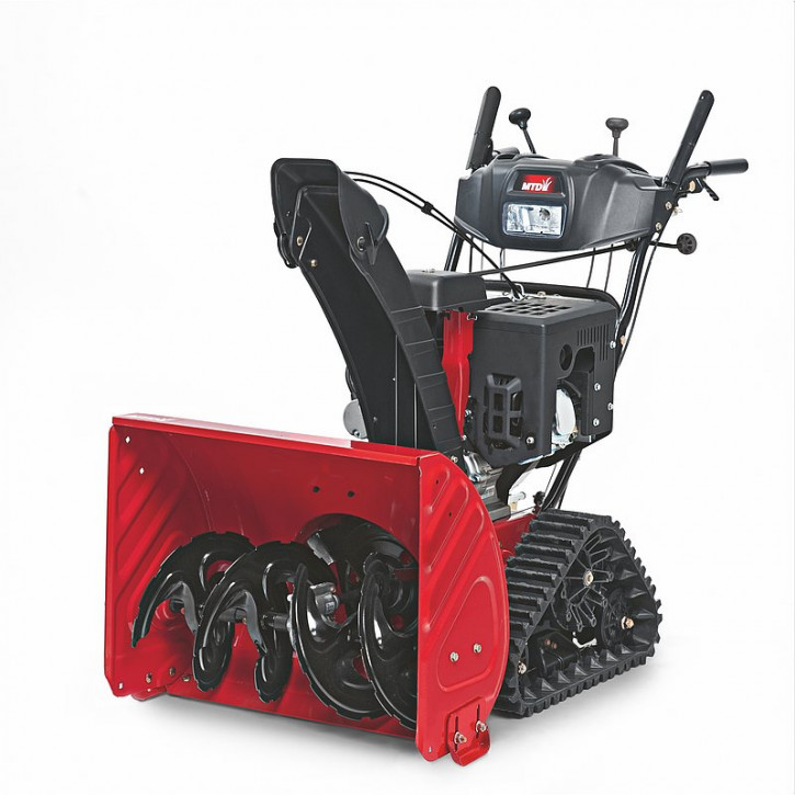 MTD - Optima ME 66 T Schneefräse, rot, Raupe, 66 cm, Seilzug & E-Start 230 V