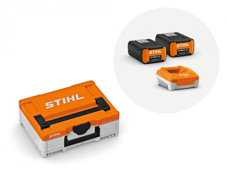 STIHL Akku-Power Box Größe S mit 2x AP 300 S und AL 501