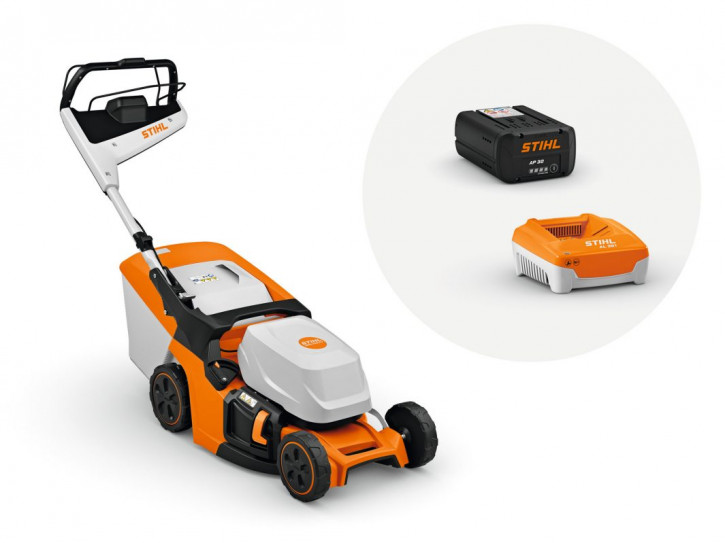 STIHL Akku-Rasenmäher RMA 443 PV - AP-System, 41 cm Schnittbreite (mit Akku & Ladegerät)