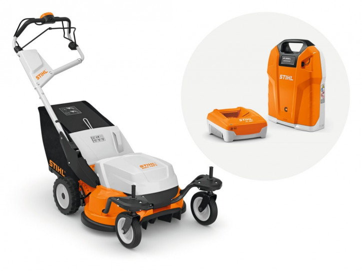 STIHL Akku-Rasenmäher RMA 765 V - AP-System, 63 cm Schnittbreite (mit Akku AR 3000 L & Schnellladegerät)