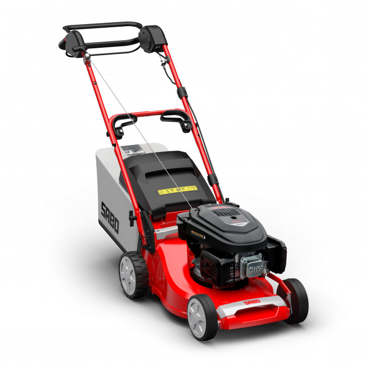 SABO Benzin Rasenmäher 43 DRIVE, 43cm Schnittbreite, Radantrieb