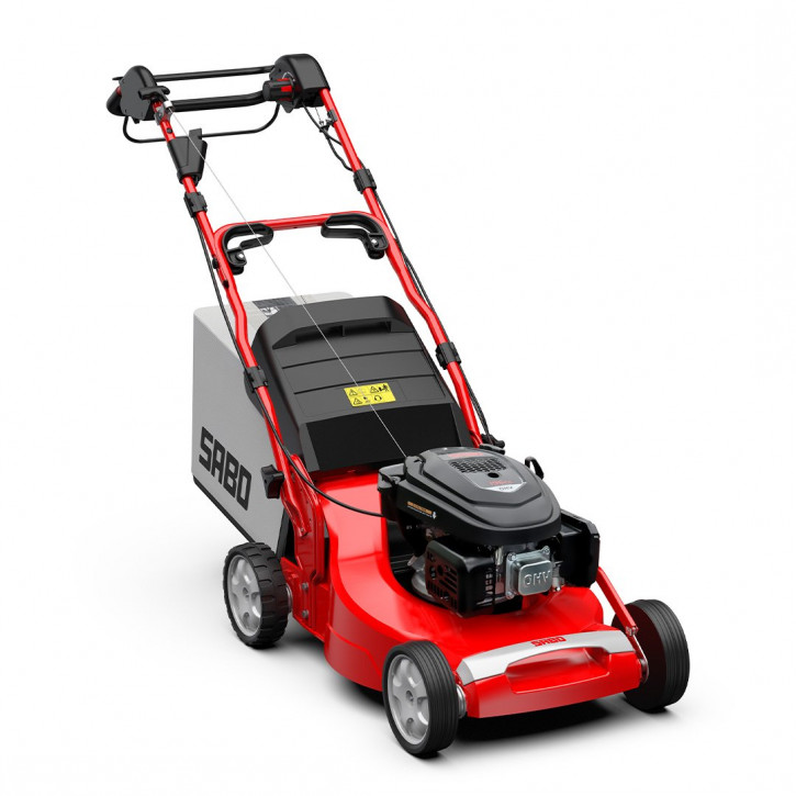 SABO Benzin Rasenmäher 54-VARIO E, 54cm Schnittbreite, Radantrieb, E-Start