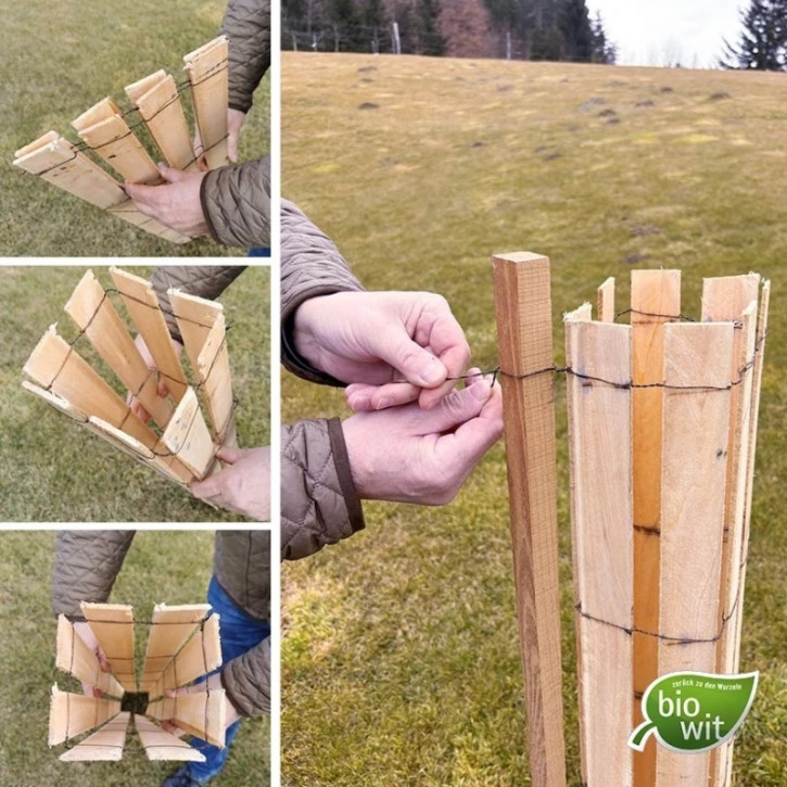 25 x Forst Baumschutzhülle, WitaPro Tube 14 - Höhe 120 cm, Ø ca. 13-14 cm
