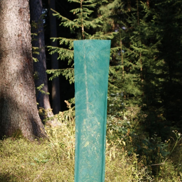 50 x Forst Baumschutzhülle, H: 120 cm, Ø 12 cm Stamm-, Fege-, & Verbissschutz
